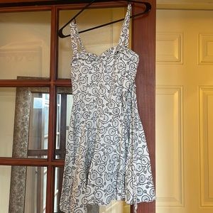 Varga Dress with bicycle print.